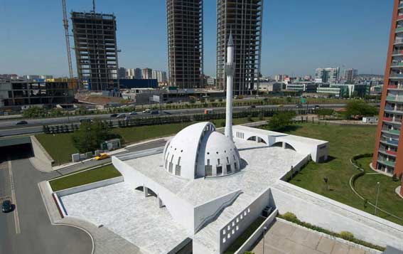 طرح متنوع مسجد وادی سبز در ترکیه + عکس 