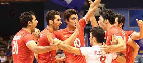 والیبال ایران بربام آسیا ایستاد
