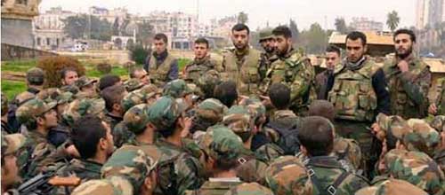 ارتش سوریه پاي مرزهاي ترکیه