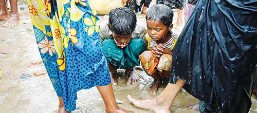 بغض‌های خشکیده در گلوی کودکان روهینگیا