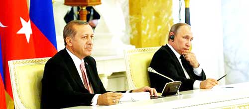رویارویی روسیه با جاه‌طلبی‌های اردوغان