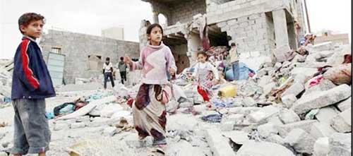 قتل‌عام هزار یمنی زیر آتش‌ جنگنده‌های سعودی