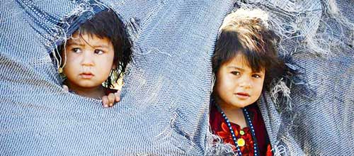 کودکان افغانستان، سپر انسانی نظامیان آمریکایی