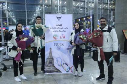 استقبال گروه بهمن به عنوان حامی تیم ملی تکواندو از رقابت های کسب سهمیه المپیک 